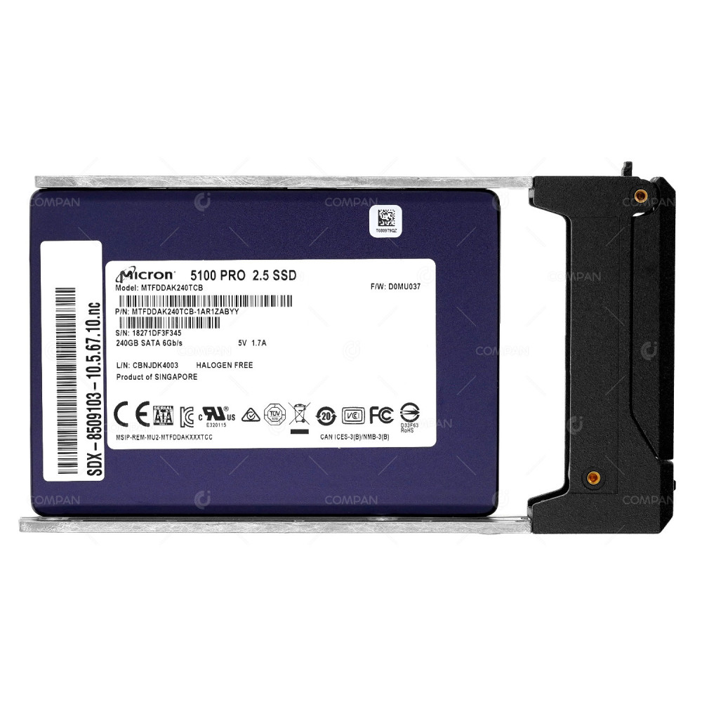 SDX-8509103-10.5.67.10.NC  MICRON 5100 PRO SSD 240GB SATA 2.5" SFF FOR SDX14000